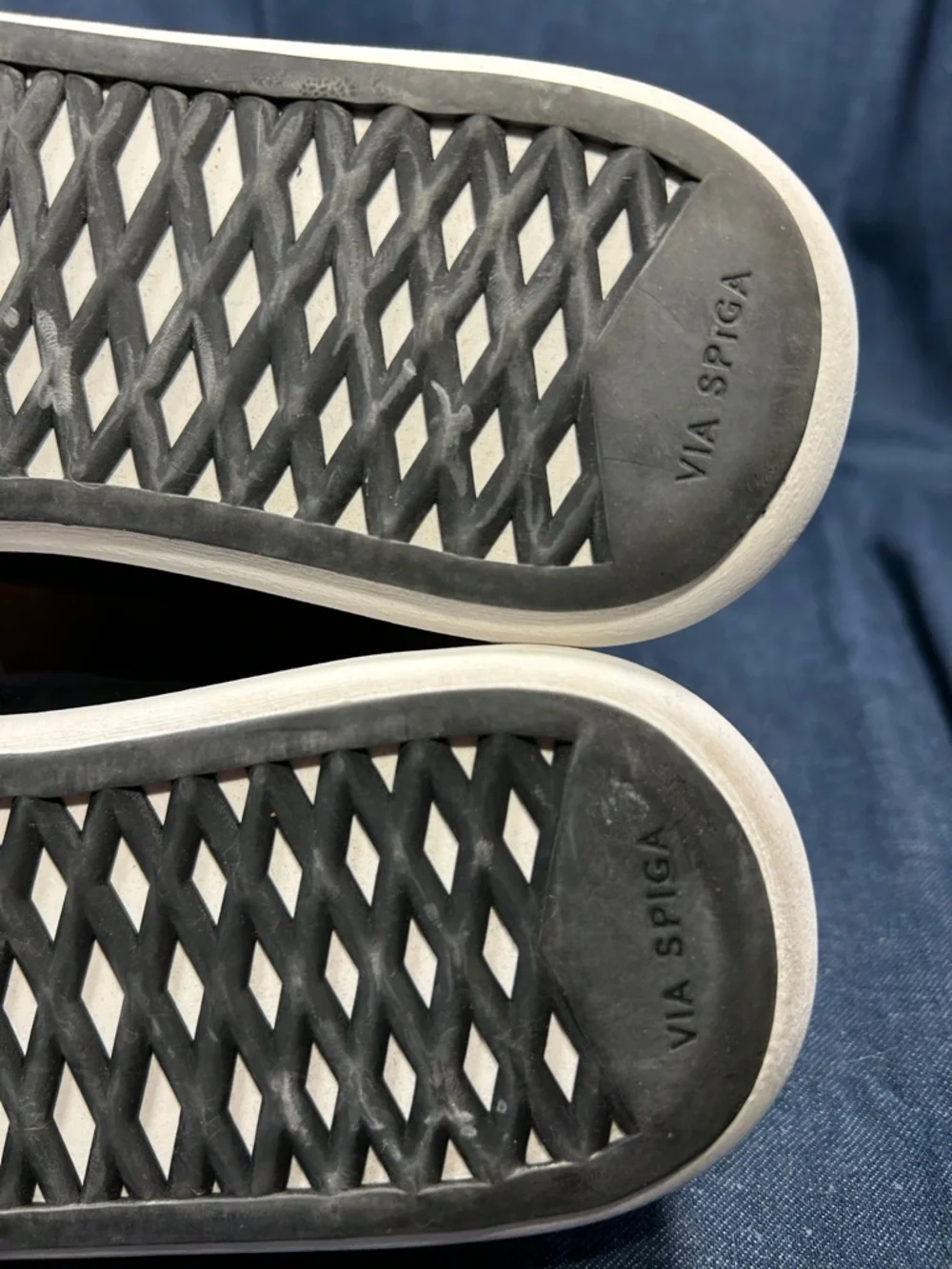 Via spiga leather slide in athletic shoes elegant 5
